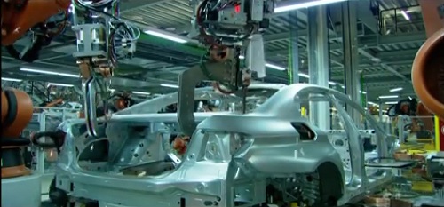 BMW 5 serisi montaj hattında robotik direnç nokta kaynağı uygulamaları
